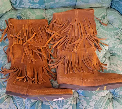 Authentic Minnetonka suede boots EU 36