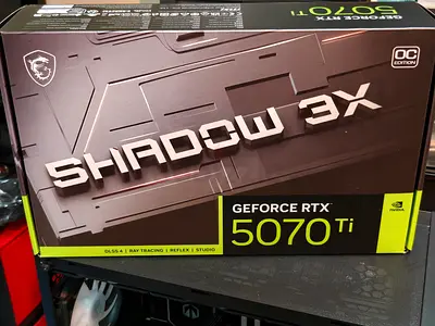 Brand NEW- MSI RTX 5070Ti 16GB SHADOW 3X OC Graphics Card