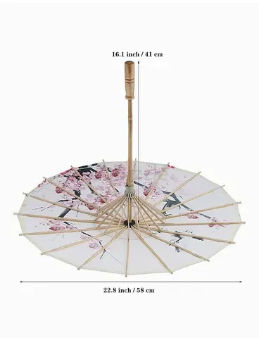 Japanese Cherry Blossom Paper Umbrella for decor