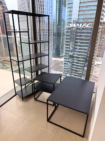 Black Shelves  coffee table for sale