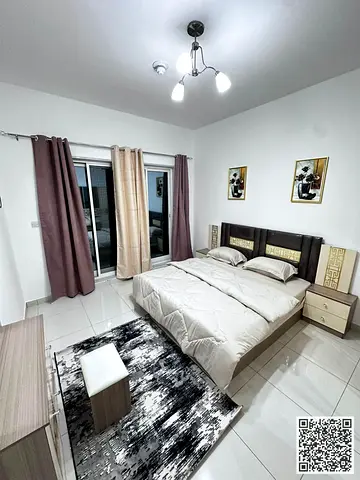 🌟🏖️ Luxury Brand-New 1BHK Apartment – First Tenant in Al Ghoroob Tower, Musherif, Ajman 🌟 🔹 Stylish apartment with brand-new, modern furniture –