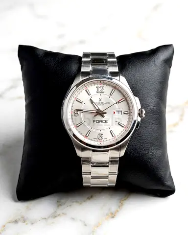 Brand new Bernhard H. Mayer Force Artemis womens stainless steel watch with box and papers