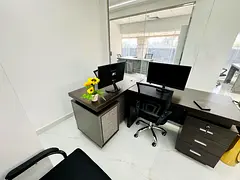 CO-WORKING SPACE WITH EJARI|FULLY FURNISHED OFFICE FOR RENT|NO COMMISSION|