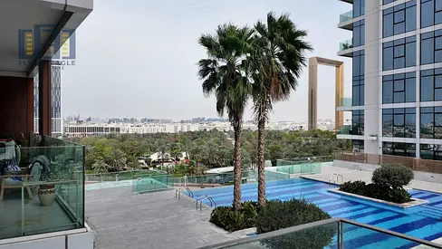 Dubai Frame, Pool & Park View | Unfurnished | Mid Floor