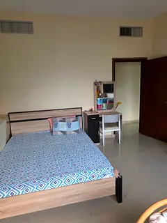 Furnished Master bedroom with pvt bathroom
