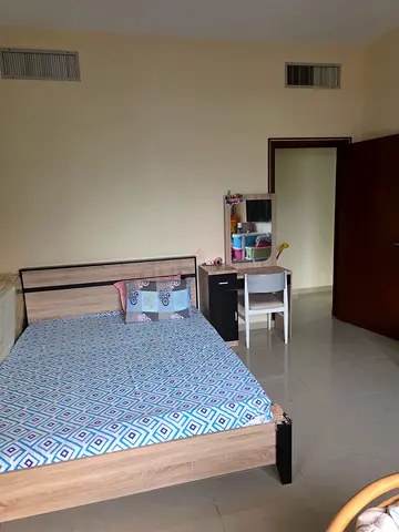 Furnished Master bedroom with pvt bathroom