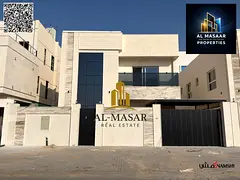 Villa for sale in Al Amrah, Ajman, at an excellent and negotiable price. It features a large yard, f