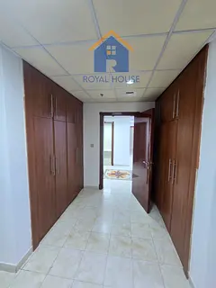 ✨ For sale: A distinctive three-bedroom apartment with a living room in Al Majaz 3 – overlooking