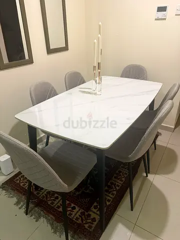 Dinning Table with 6 chairs