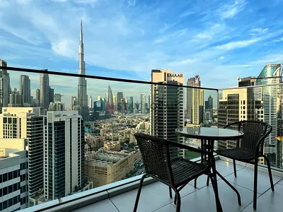 Panoramic Burj Khalifa and Downtown Views l High Floor