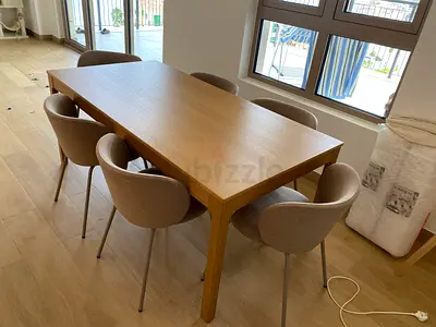 Ikea ekeladen extendable dining table with 6 chairs