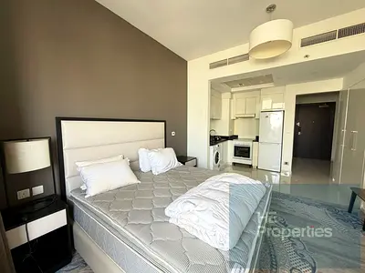 Furnished Studio | Balcony | Downtown City View | Tower 108 JVC