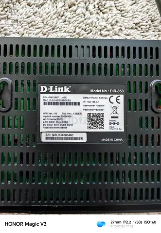 D-Link DIR-853 AC1200 Dual-Band Router - Used, Working
