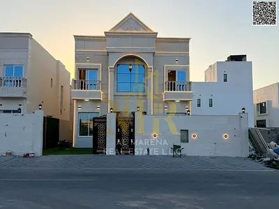 Luxury villa in Al Yasmin with a private pool and spacious areas with a sophisticated modern design