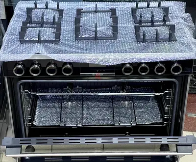 BOSCH LATEST MODEL SERIES 8 full gass with fan 5 burner full heavy duety 90x60 stove by hws
