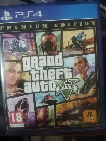 Cd GTA5 FOR PS4 PREMIUM EDITION