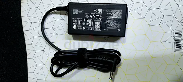 HP Blue Pin 65W 100% original Black Sticker Laptop Power Adapter – Good Working Condition