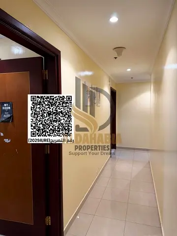 🏢 شقة غرفتين وصالة في كونكر تاور – عجمان | أقساط + مساحة كبيرة  الكتابة