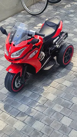 Red Kids Electric Ride-On Motorcycle (Battery Powered)