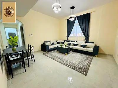 A unique opportunity for monthly accommodation in the Al Nuaimiya 2 area – Ajman, an elegant apartment consisting of one bedroom and a living room, lo