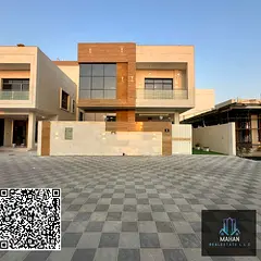 Brand New Modern 6-Bedroom Villa For Sale in Al Zahya, Ajman – Freehold &amp; Registration Fees In