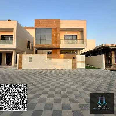 Brand New Modern 6-Bedroom Villa For Sale in Al Zahya, Ajman – Freehold & Registration Fees Included