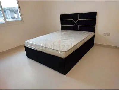 Comfortable Brand new Queen size bed with mattress Available Queen bed storage bed