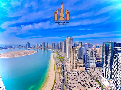 Al mamzar beach - Sea view - 1 bedroom apartment with balcony - 49k multiple cheque payable