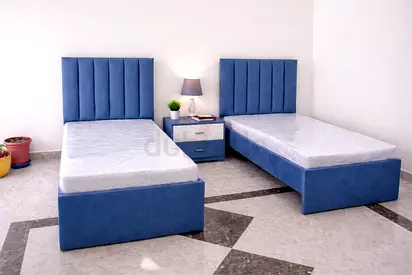 Modern Blue Brand new single size bed including medical mattress good Quality single bed