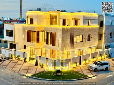 With only a 10% down payment | Own a luxury villa in Al Yasmin, Ajman | 6 master bedrooms with a pool and elevator | Competitive price, 6000 sq ft