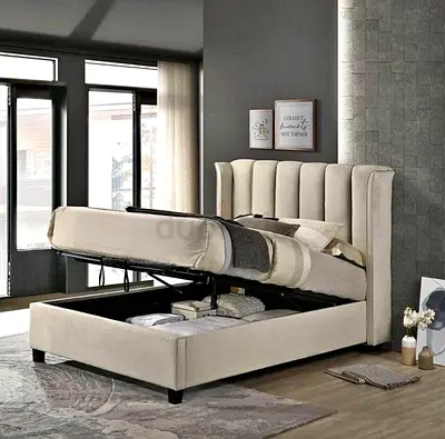 Queen Size Brand New Fully Custom Made Hydraulic Storage Bedframe