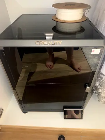 Creality enclosed 3D printer - lightly used, includes filament holder.