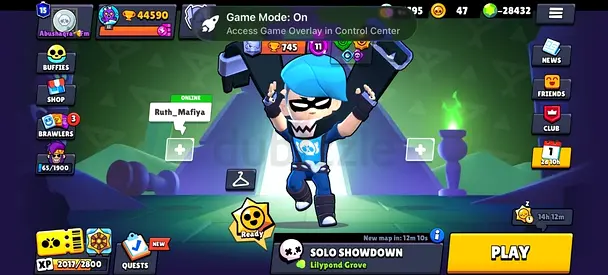 Brawl Stars Game Account with High-Level Brawlers