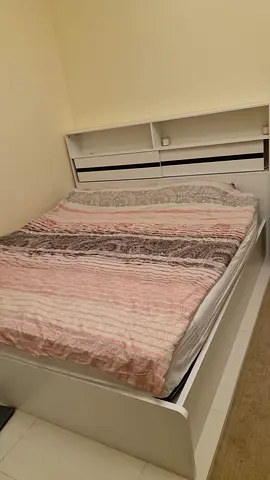 Modern Bed with Storage and Soft Bedding