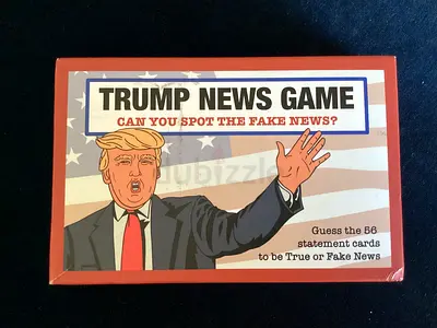 Trump News Game - Guess The Fake News Trump Quote Comedy Card Game