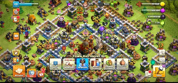 Clash of Clans Town Hall 16 Base Design