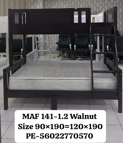 Walnut Bed Frame 90x190 cm with Storage