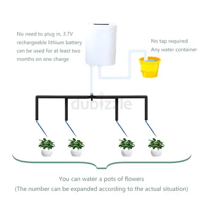 My Automatic Plant Watering Pump  Timer — Drip Irrigation