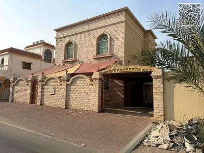 Used villa for sale, modern design, including electricity, water, and air conditioning.