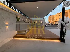 Two-story residential/commercial villa with a roof terrace, featuring 7 bedrooms, custom finishing,