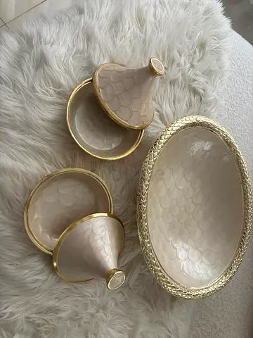 Elegant Decorative Serving Bowls Set