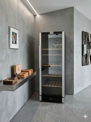 Vestfrost latest model 147 bottle wine fridge dual temperature wooden shelf freestanding by htc