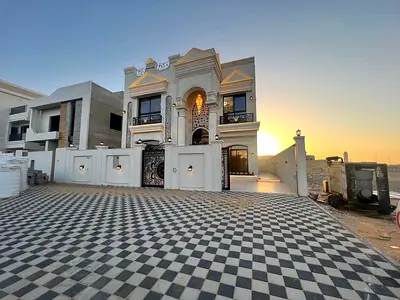 Villa for sale in Ajman, two floors and a roof, at a bargain price including fees. Excellent location. Freehold ownership for life for all nationaliti