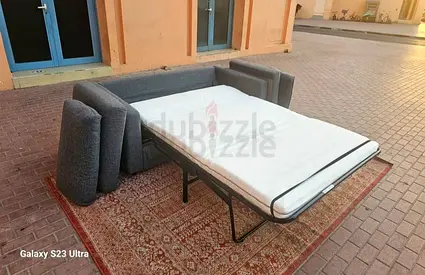 Excellent Condition IKEA Vimle two seater sofa bed with mattresses Brand new