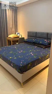For annual rent in Ajman, Al Rashidiya 1, Gulf Towers: two bedrooms and a living room. The bedrooms