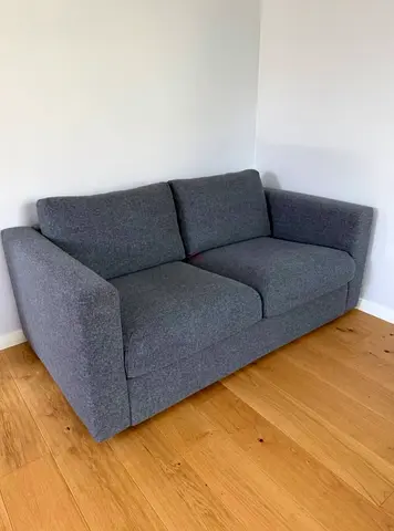 Grey 2-Seater Sofa bed — Good vimle Condition