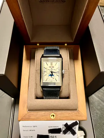 JLC reverso tribute two face calendar moonphase