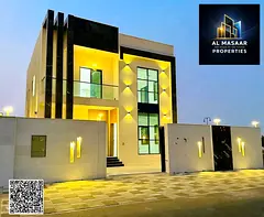 Luxury villa in **Al Zahia - Ajman**, registration fees included, ready for immediate occupancy, fea