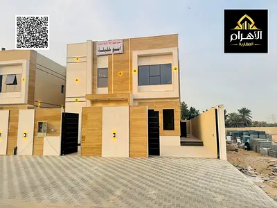 Villa for sale in Ajman | Al Helio 2 area | 3 bedrooms, majlis, hall, maid's room and storage | Freehold ownership for all nationalities | Price inclu