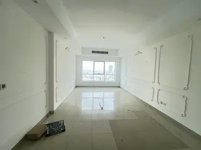 Luxury Al-Khan tower – premium finishing – open panoramic view – free parking & gym – 2 balconies – spacious 2BR apartment near Dubai exit